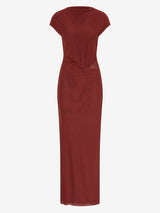 WILLORIN LAYERED MAXI DRESS - SANGRIA