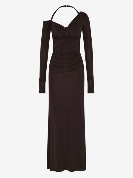 COURT LONG SLEEVE MAXI DRESS