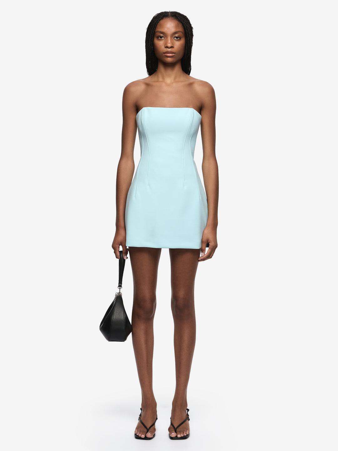 ROMEE STRAPLESS MINI DRESS - GLACIER BLUE BEC + BRIDGE US ROMEE STRAPLESS MINI DRESS - GLACIER BLUE BEC + BRIDGE US