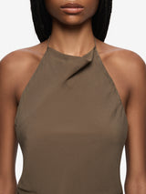 SAMANTHA HALTER TOP - TWIG