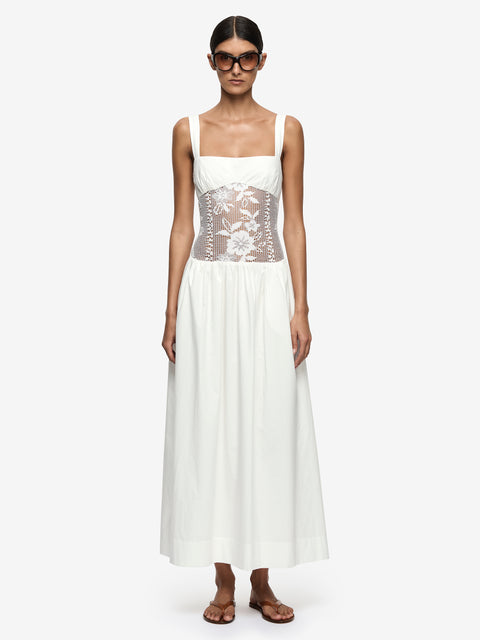 SIENNA MAXI DRESS - WHITE