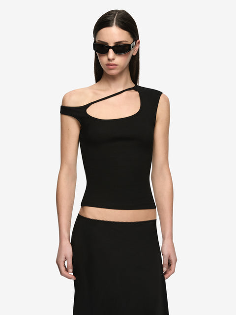 MAISON MIDI SKIRT - BLACK/BLACK
