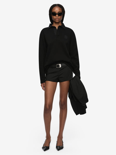 TERRY JERSEY - BLACK