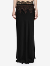 ORSINA MAXI SKIRT - BLACK/BITTER CHOC