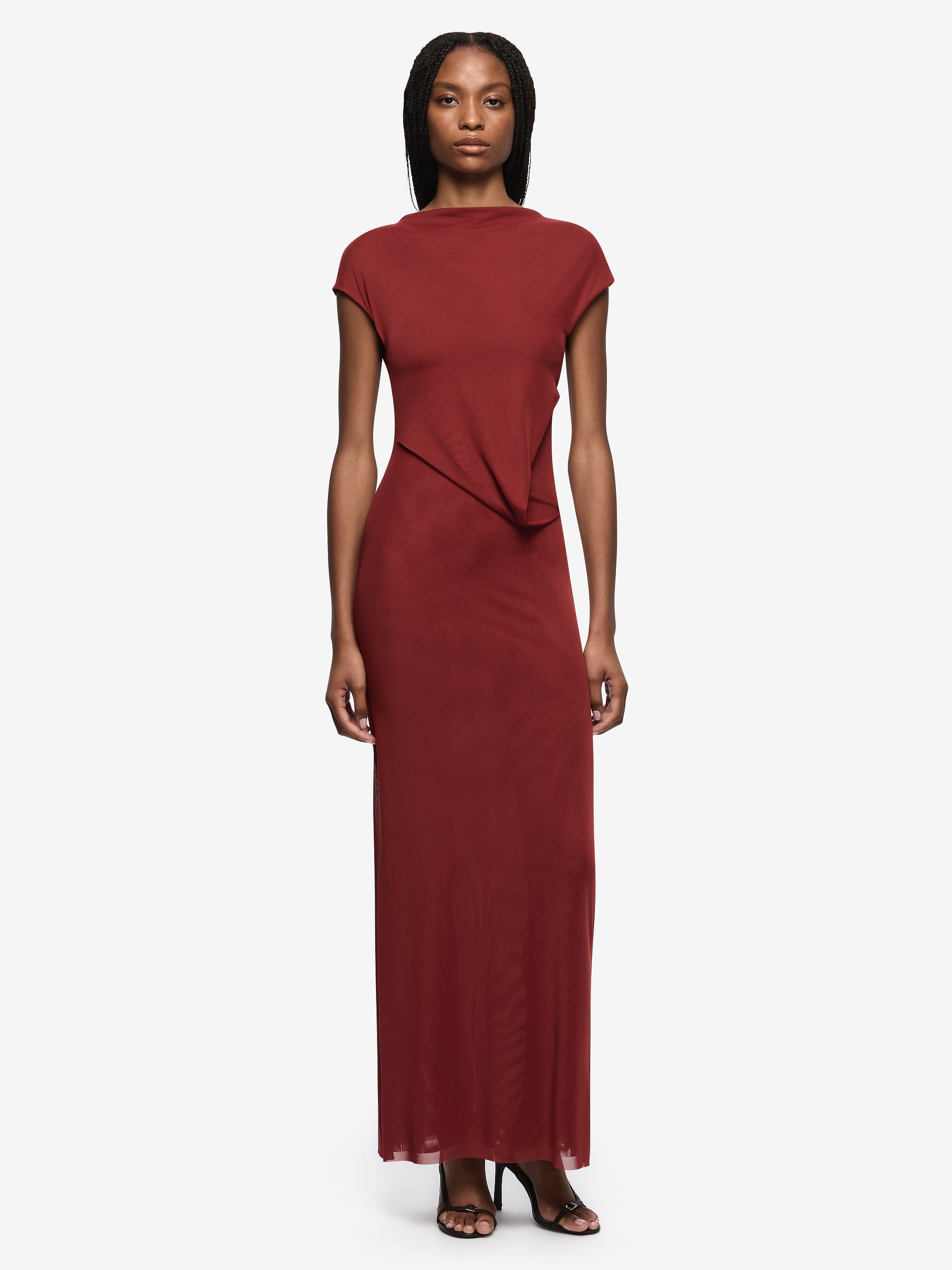 CASSIS DRAPE MAXI DRESS