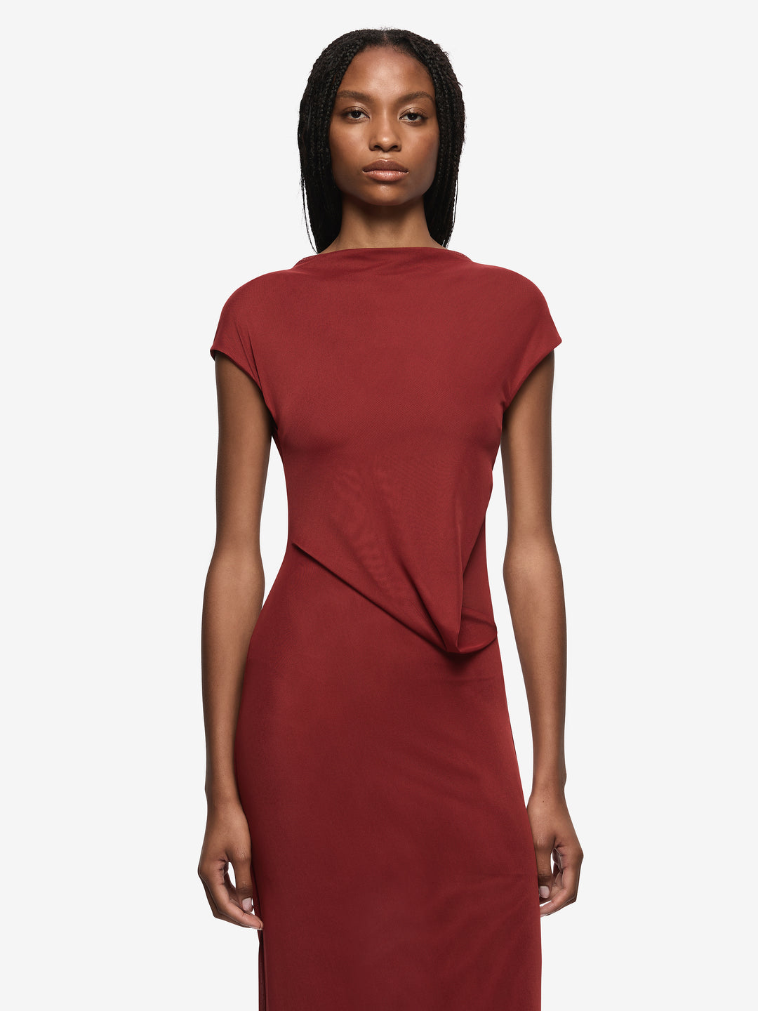 WILLORIN LAYERED MAXI DRESS - SANGRIA