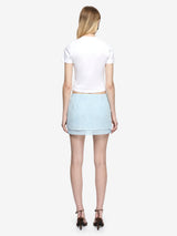 SOLON MINI SKIRT - BLUE FROST