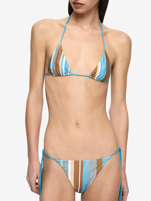 ELARIS BIKINI BOTTOM - SANDALWOOD STRIPE