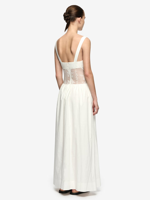 SIENNA MAXI DRESS - WHITE