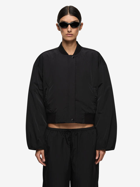 BASTIEN BOMBER JACKET - BLACK