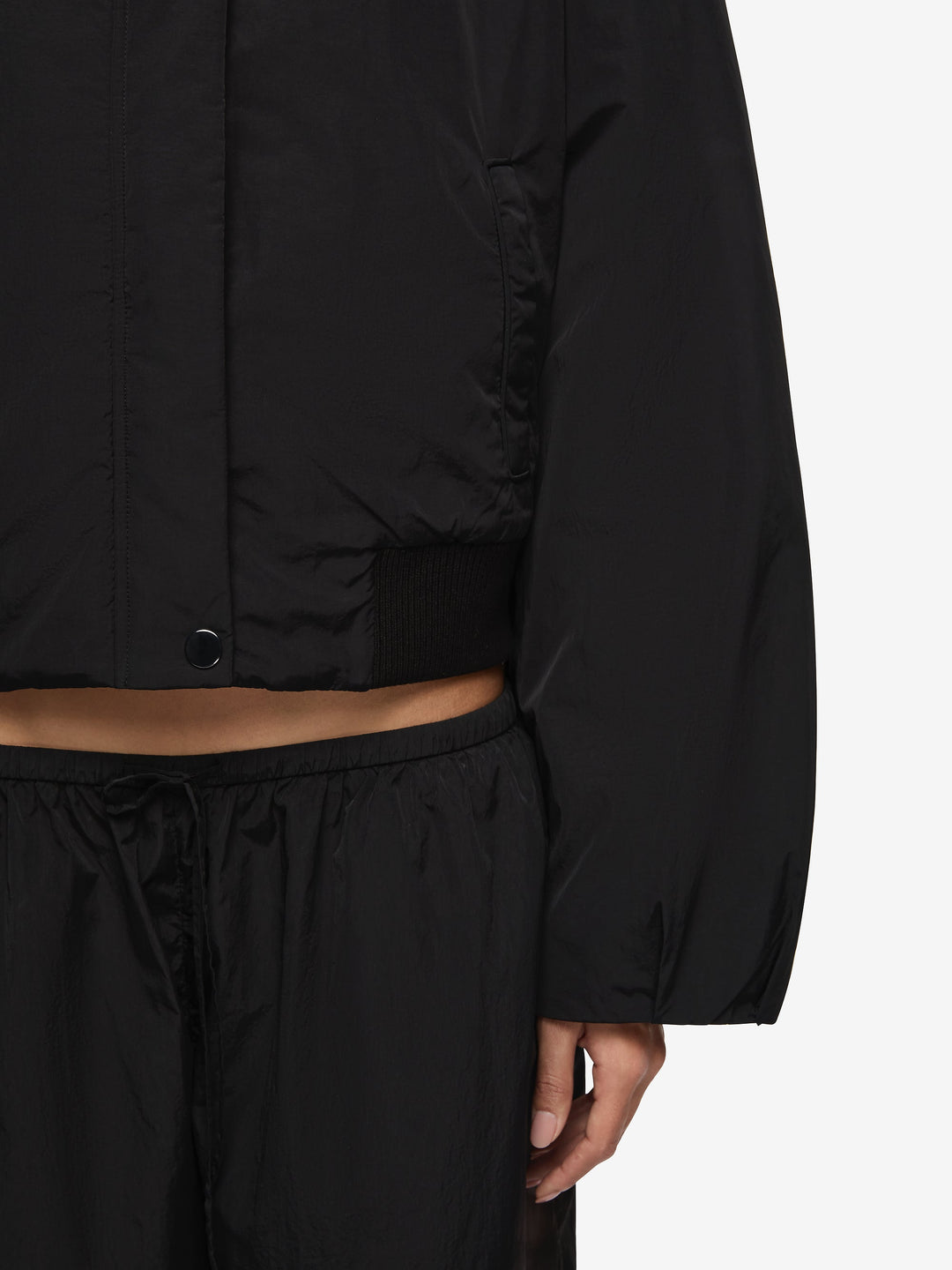 BASTIEN BOMBER JACKET - BLACK
