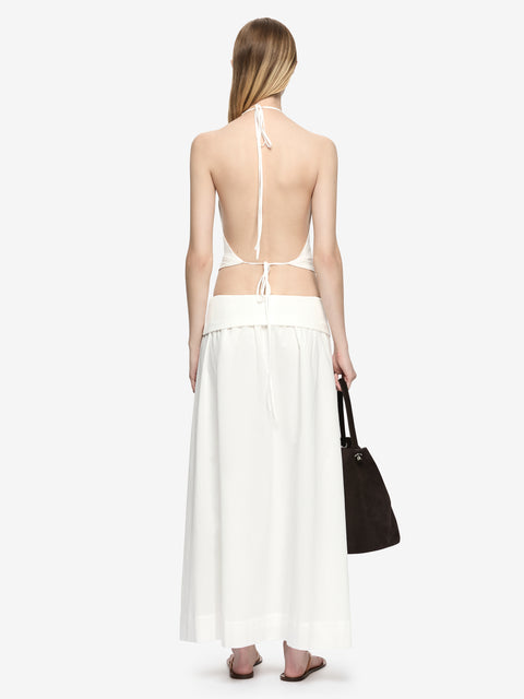 ARI MAXI SKIRT  - IVORY