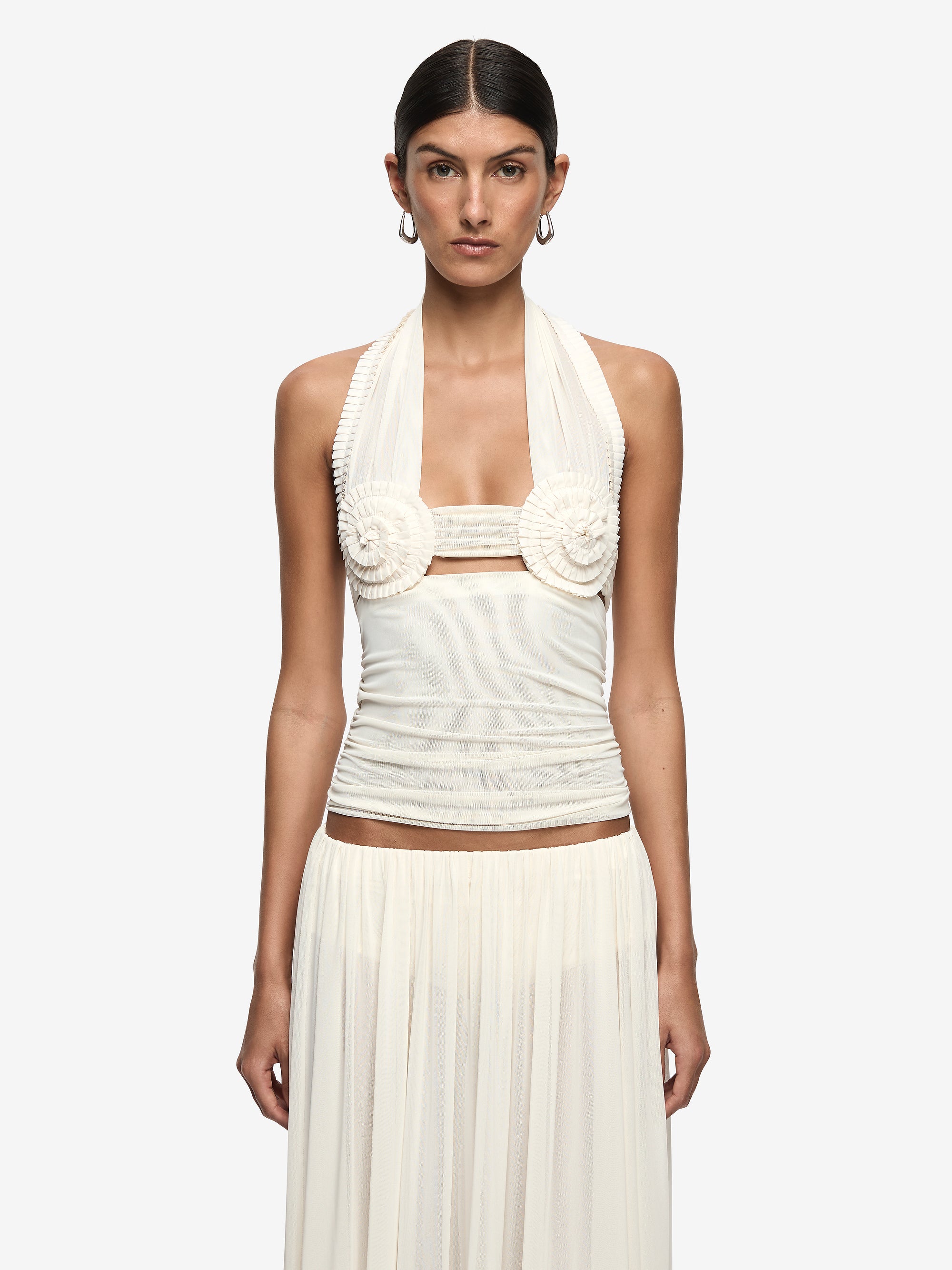 DANTE SPIRAL HALTER TOP