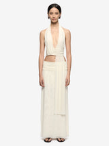 EVA DRAPE TOP - SNOW
