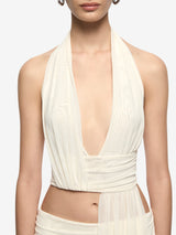 EVA DRAPE TOP - SNOW