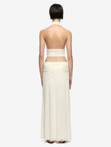EVA MAXI SKIRT - SNOW