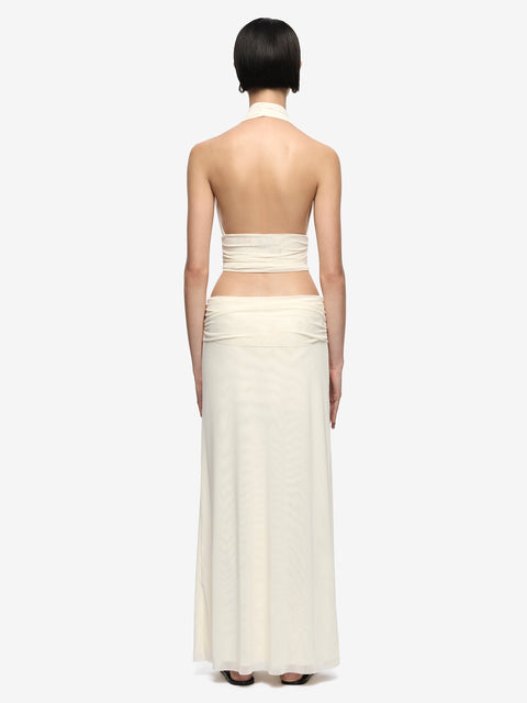 EVA MAXI SKIRT - SNOW