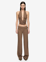 MIKA BELT PANT - TAUPEE