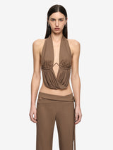 MIKA BELT PANT - TAUPEE