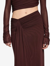 CONNI LONG SLEEVE MAXI DRESS - PLUM