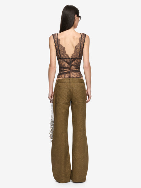 MARIKA TOP - COFFEE