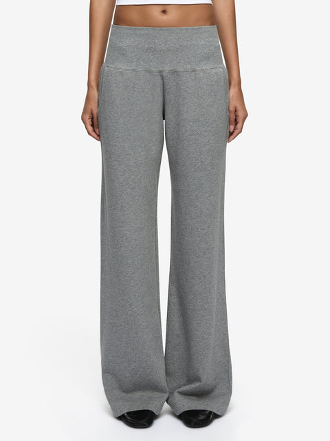 STEPH TRACK PANT - GREY MARLE