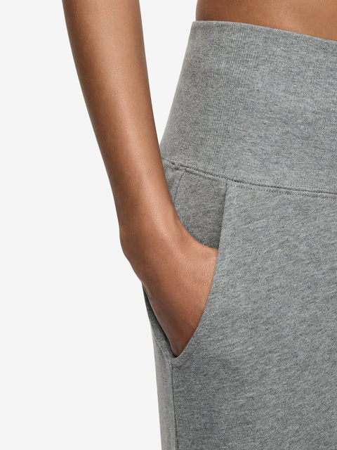 STEPH TRACK PANT - GREY MARLE