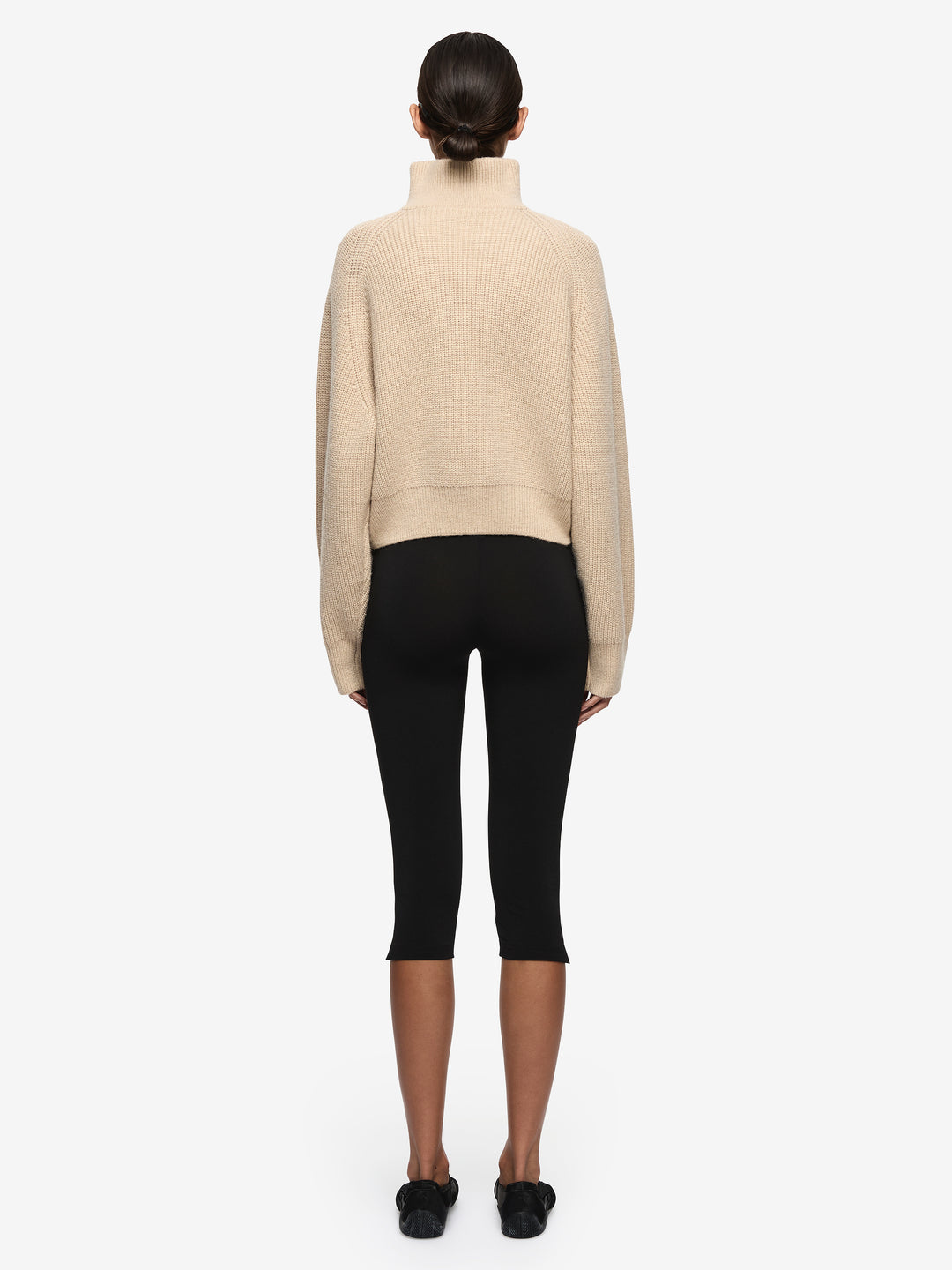 TORIE CROPPED JUMPER - SAND