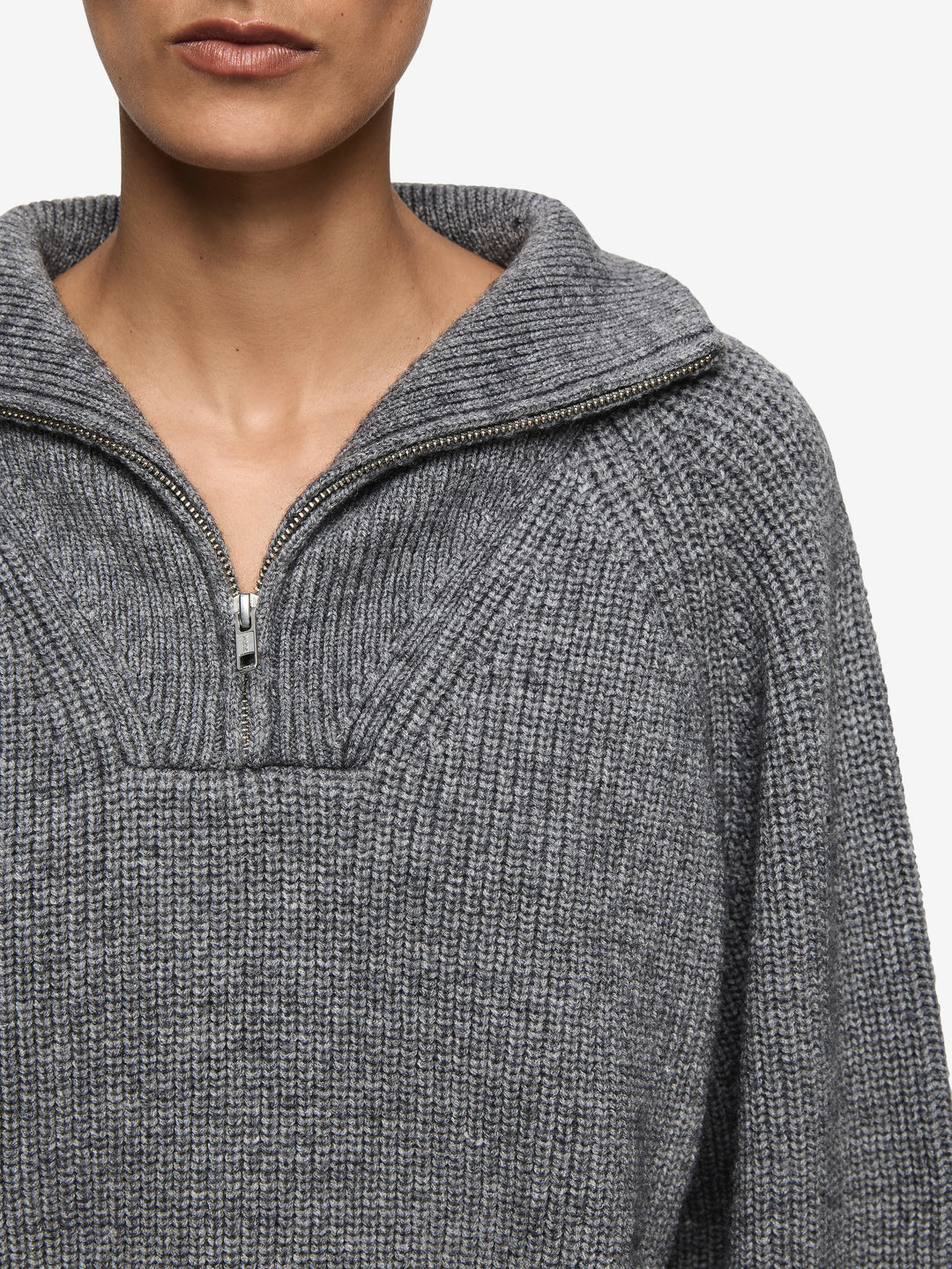 TORIE CROPPED JUMPER - CHARCOAL