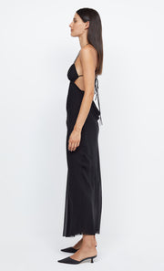 ARCHER STRAPPY MAXI DRESS - BLACK