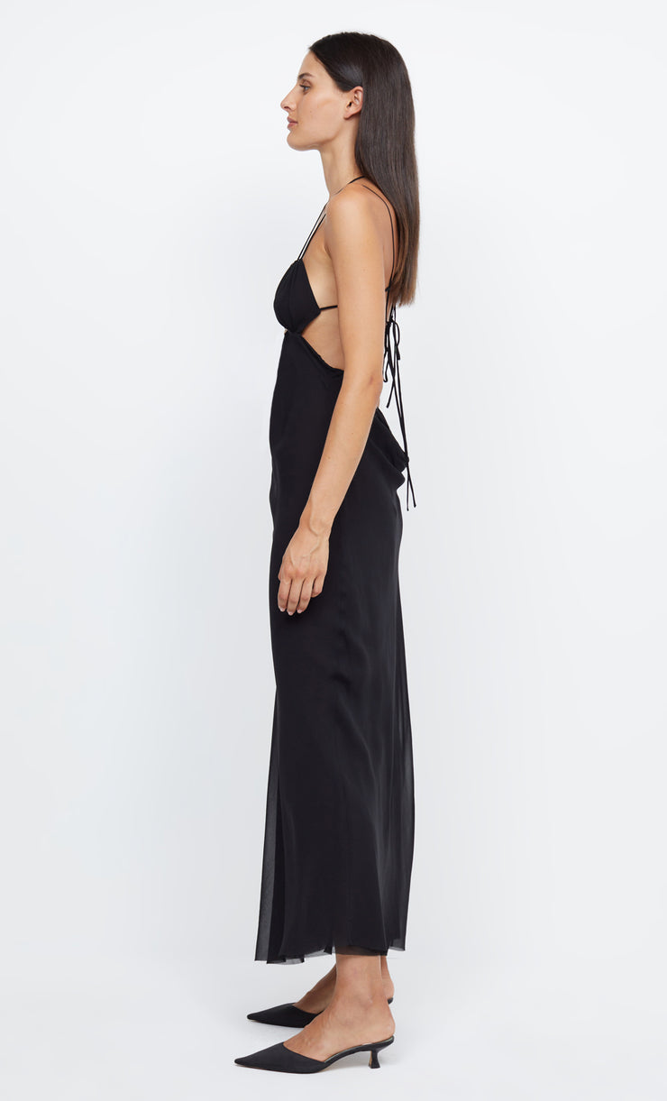 ARCHER STRAPPY MAXI DRESS - BLACK