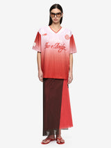 ZELIA JERSEY T-SHIRT - FLAME OMBRE