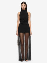 ARTEMI MAXI SKIRT - BLACK