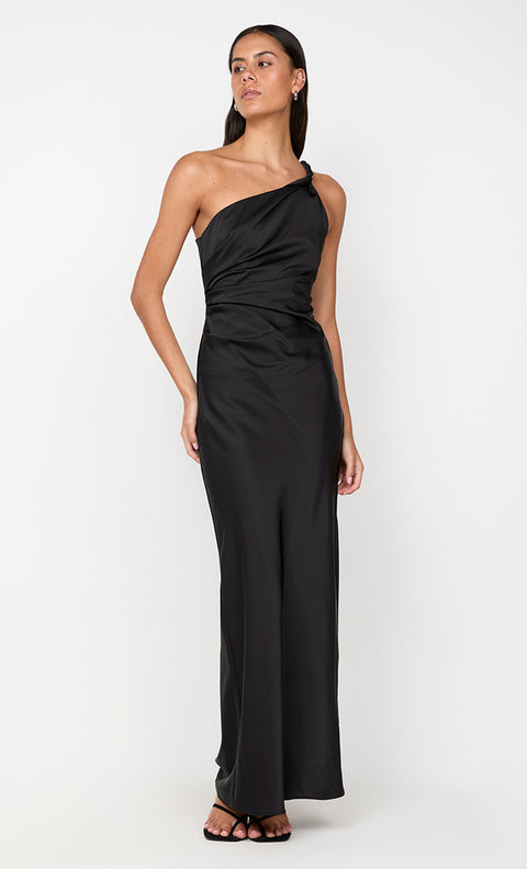 LUNETTA ASYM DRESS - BLACK