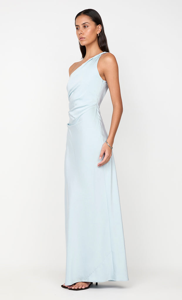 LUNETTA ASYM DRESS - ARCTIC BLUE