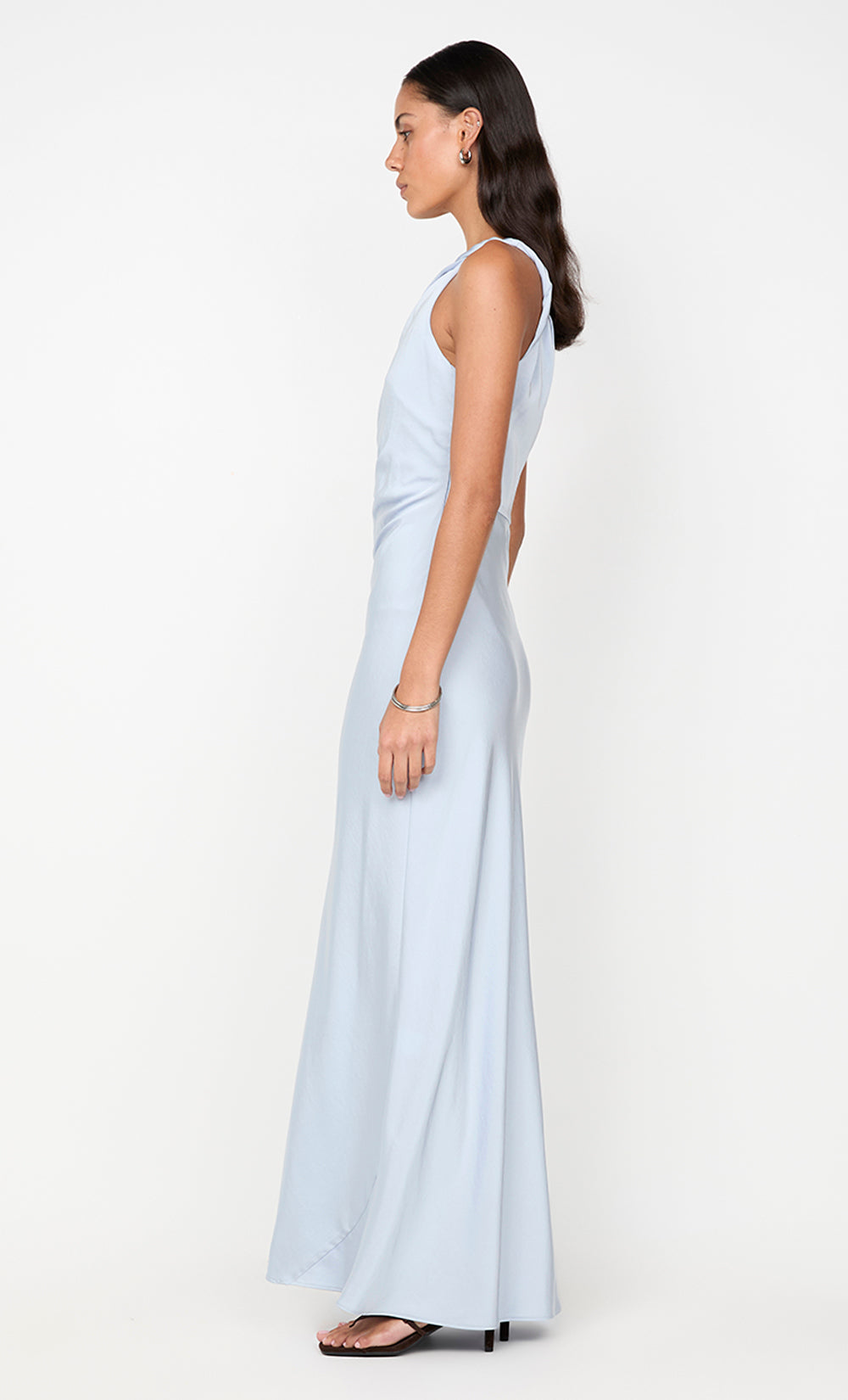 Lunetta Asym Dress in Dusty Blue - BEC + BRIDGE 10 Lunetta Asym Dress in Dusty Blue - BEC + BRIDGE 10