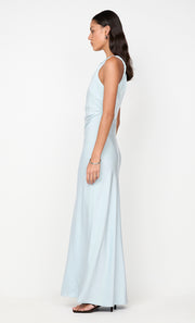 LUNETTA ASYM DRESS - ARCTIC BLUE