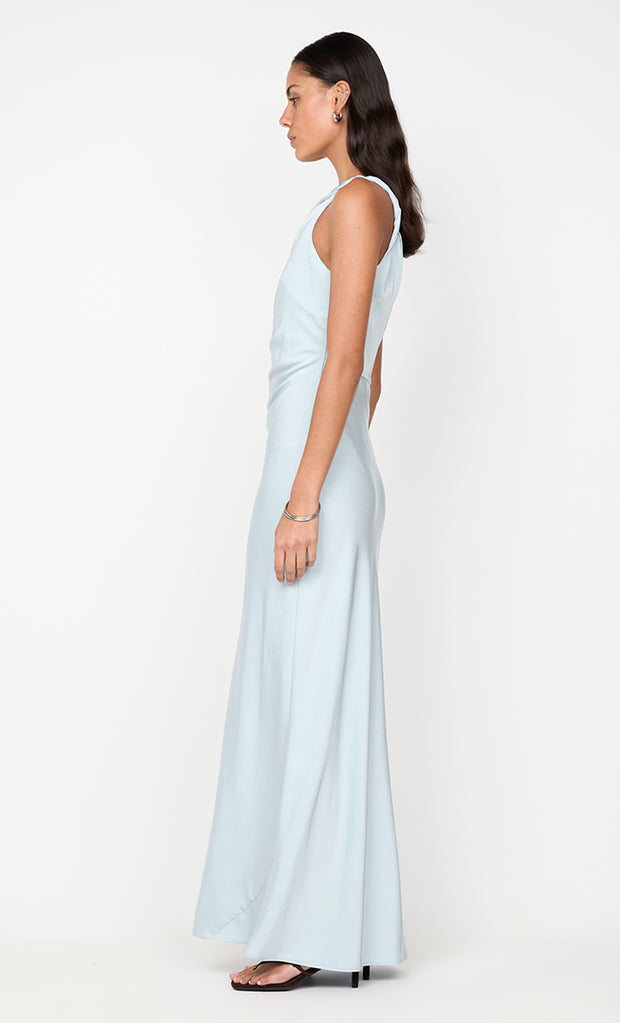 LUNETTA ASYM DRESS - ARCTIC BLUE