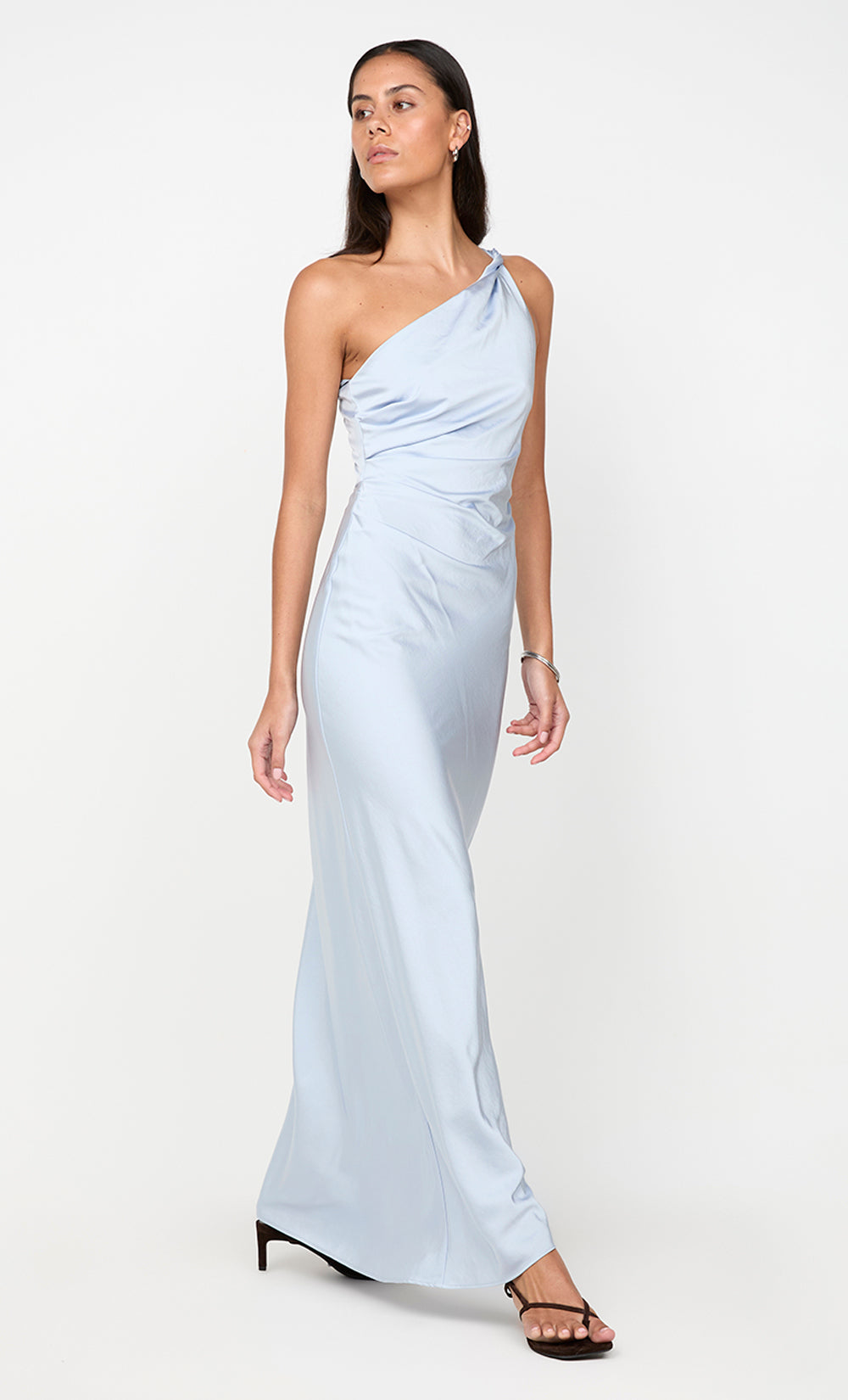 Lunetta Asym Dress in Dusty Blue - BEC + BRIDGE BEC + BRIDGE US Lunetta Asym Dress in Dusty Blue - BEC + BRIDGE BEC + BRIDGE US