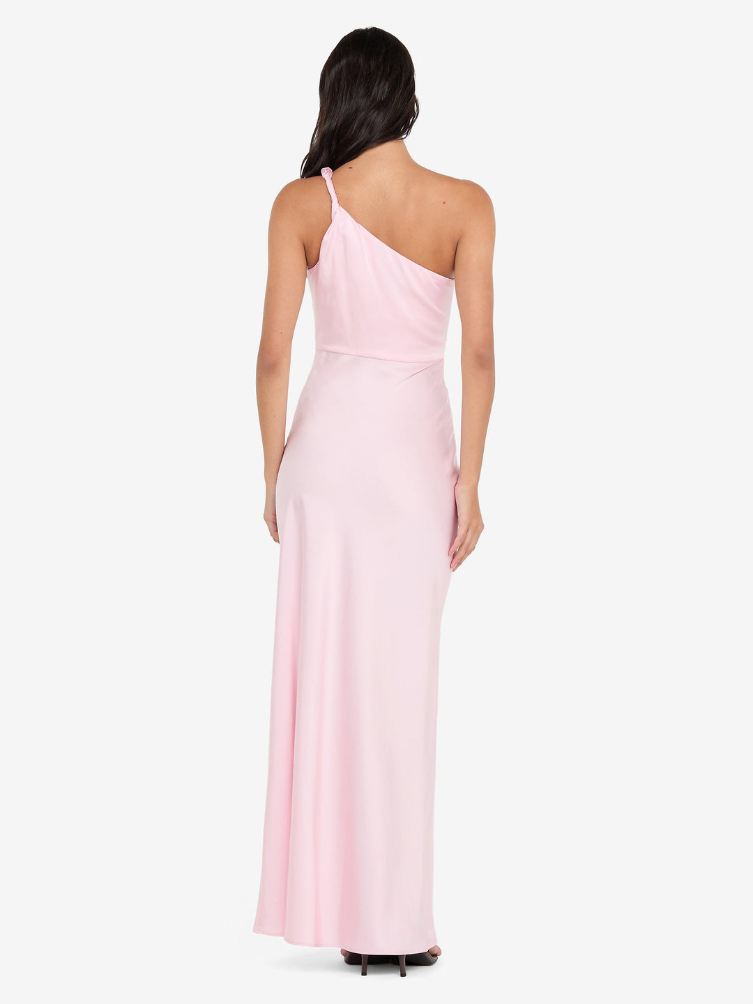 LUNETTA ASYM DRESS - POWDER PINK