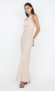 LUNETTA ASYM DRESS - SAND