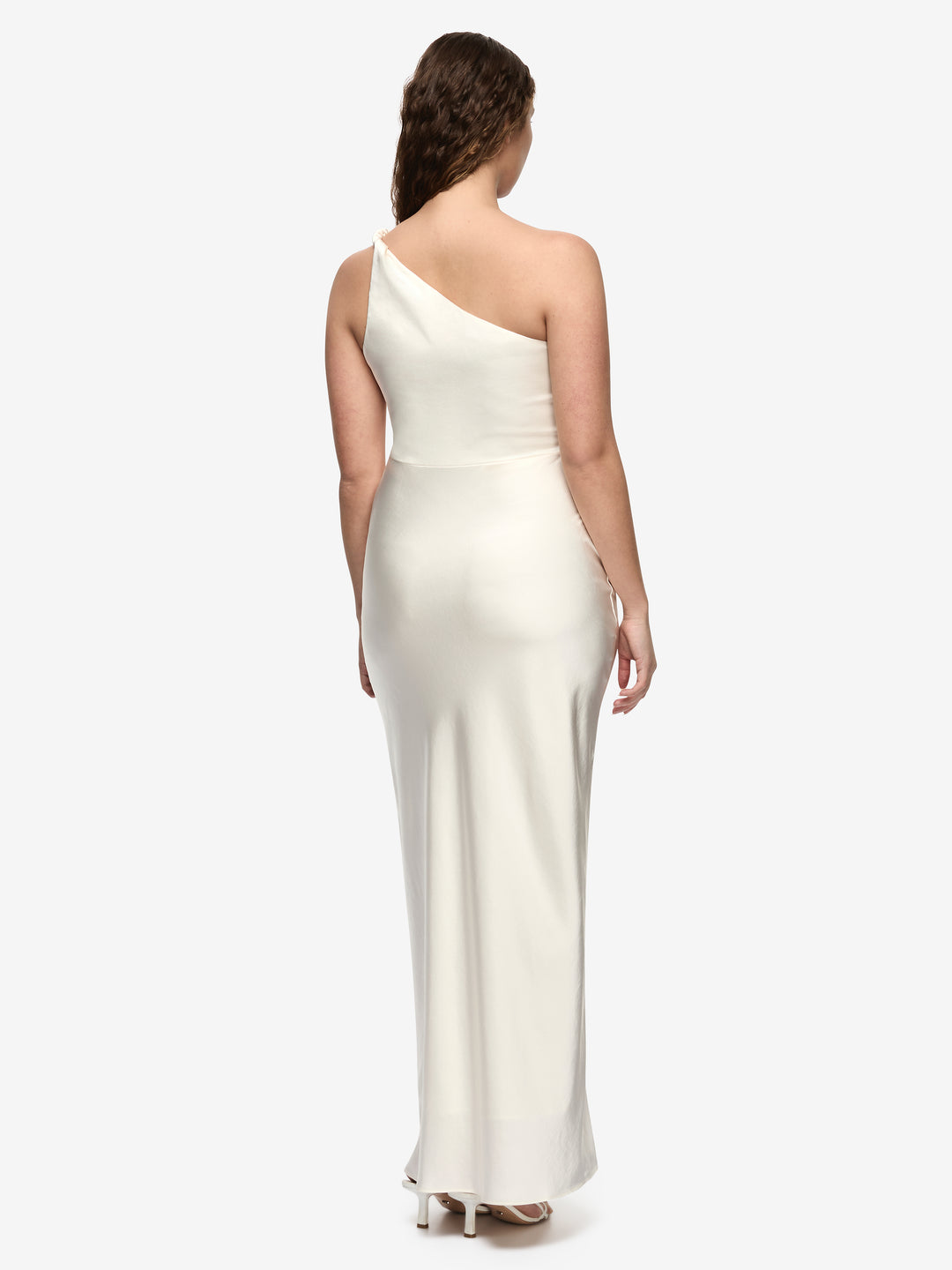 LUNETTA ASYM DRESS - CREAM