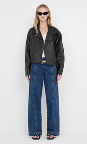 DAVIE BOMBER - WASHED BLACK