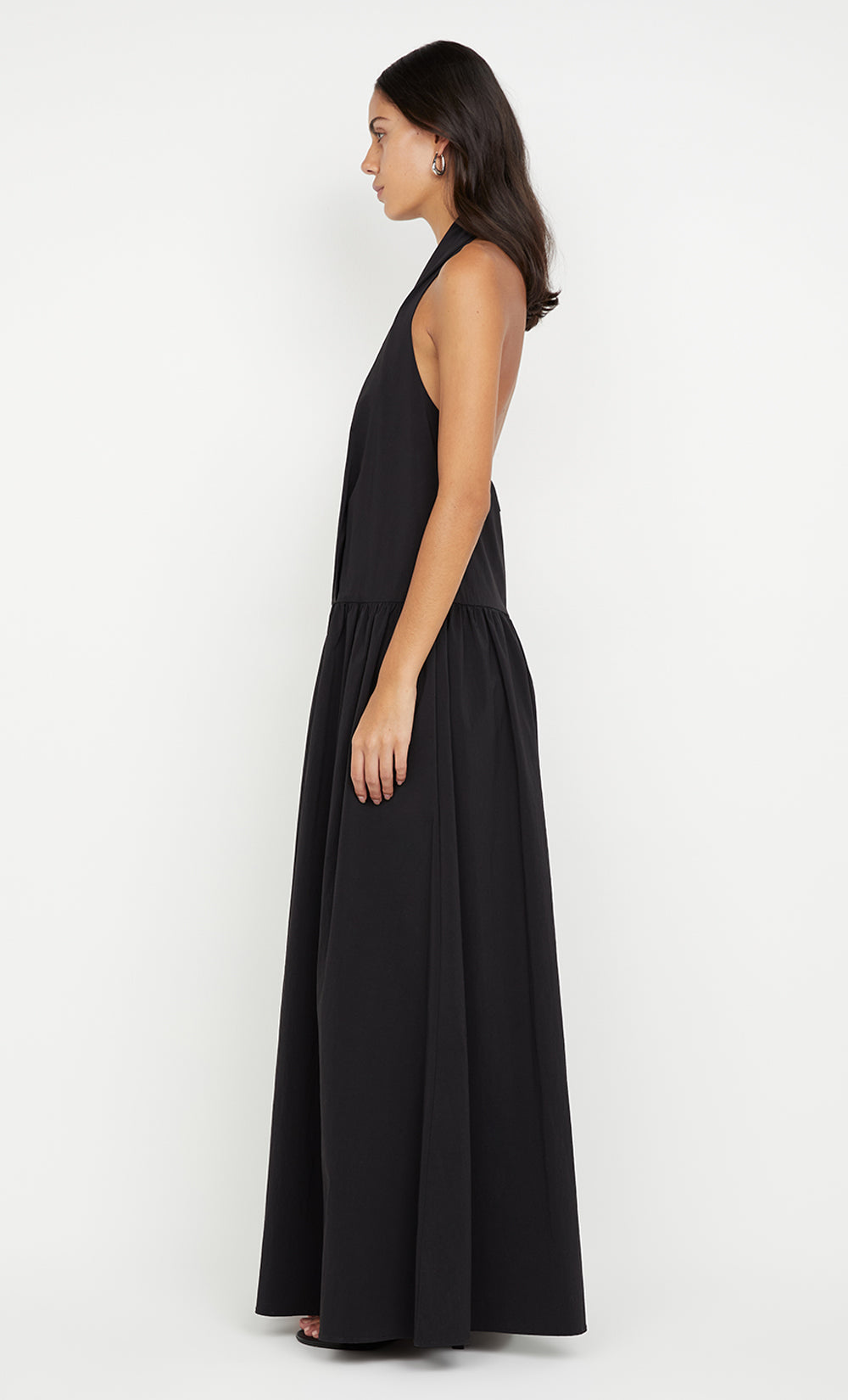 fitted lace wedding dress Dante Maxi Dress - Black