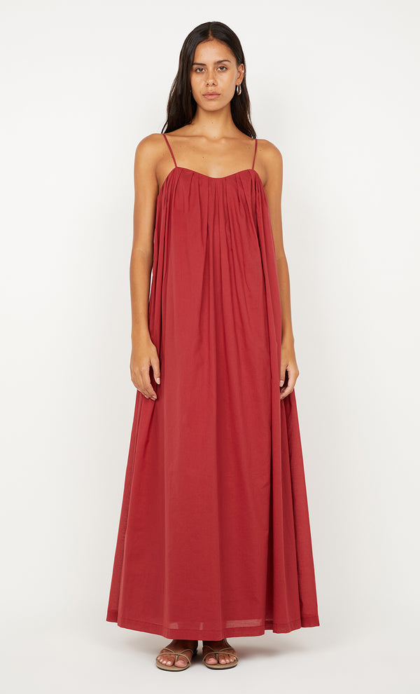 VIVIAN MAXI DRESS - CHERRY