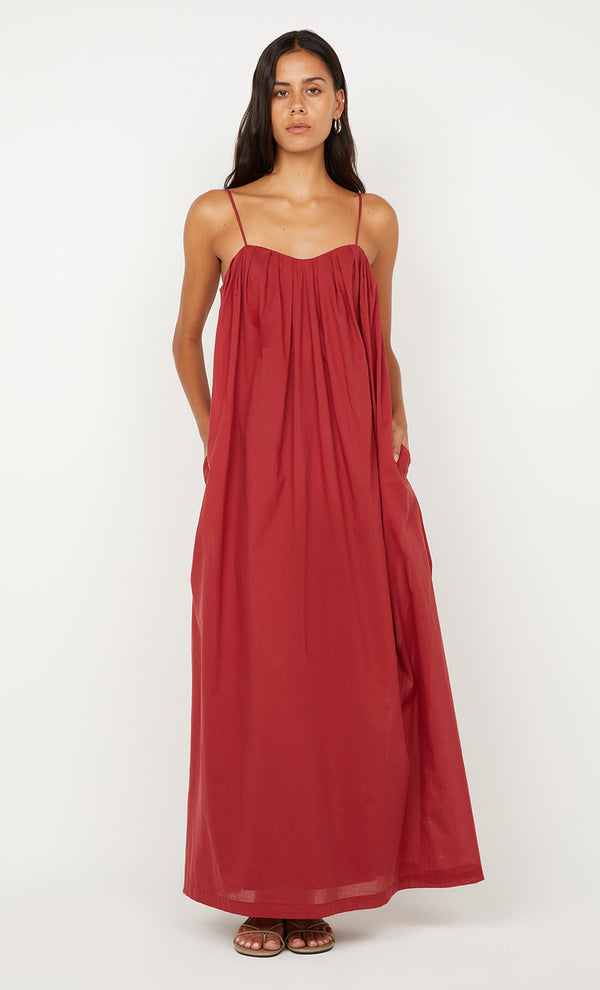 VIVIAN MAXI DRESS - CHERRY