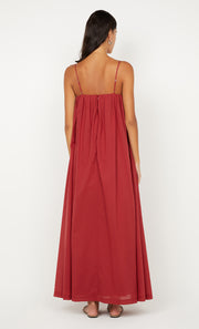 VIVIAN MAXI DRESS - CHERRY