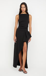 ROWENA ASYM DRESS - BLACK