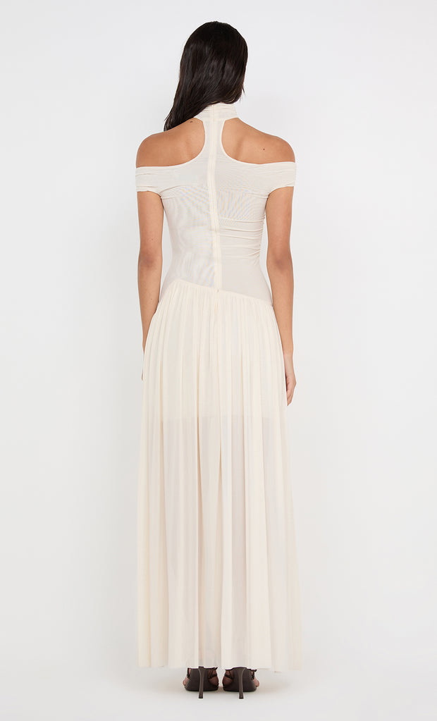 DEIJA OFFSHOULDER MAXI DRESS - BUTTERCREAM
