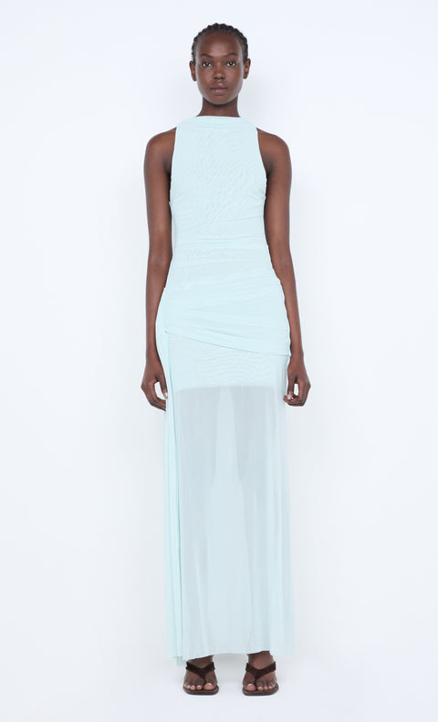 BLAINE DRAPE MAXI DRESS - SPEARMINT
